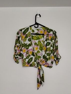Faithful The Brand Cropped Shirt